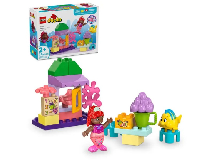 10420 Lego Duplo – Ariel a Šupinka – stánek s kávou