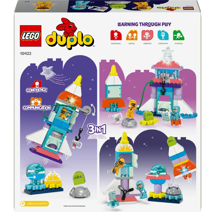 10422 Lego Duplo – Vesmírné dobrodružství s raketoplánem 3 v 1