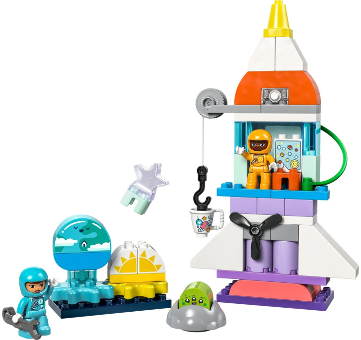 10422 Lego Duplo – Vesmírné dobrodružství s raketoplánem 3 v 1