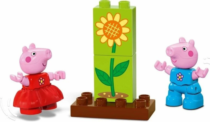 LEGO DUPLO –  Prasátko Peppa – zahrada a dům na stromě
