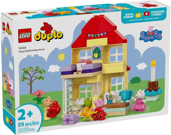 10433 Lego Duplo – Prasátko Peppa A Narozeninový Dům