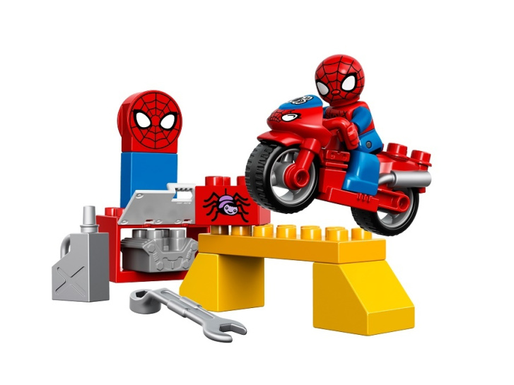 10607 LEGO DUPLO - Spider-manova dílna pro motorku