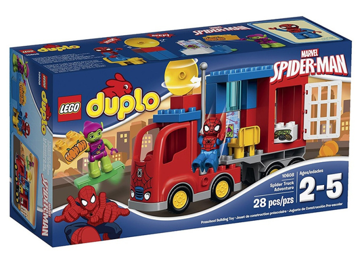10608 LEGO DUPLO - Spider-Man dobrodružství s kamionem