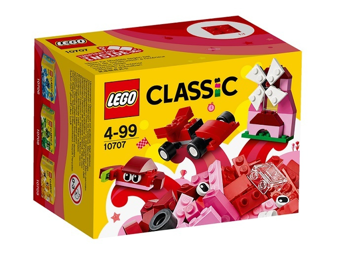 10707 LEGO CLASSIC – Červený kreativní box