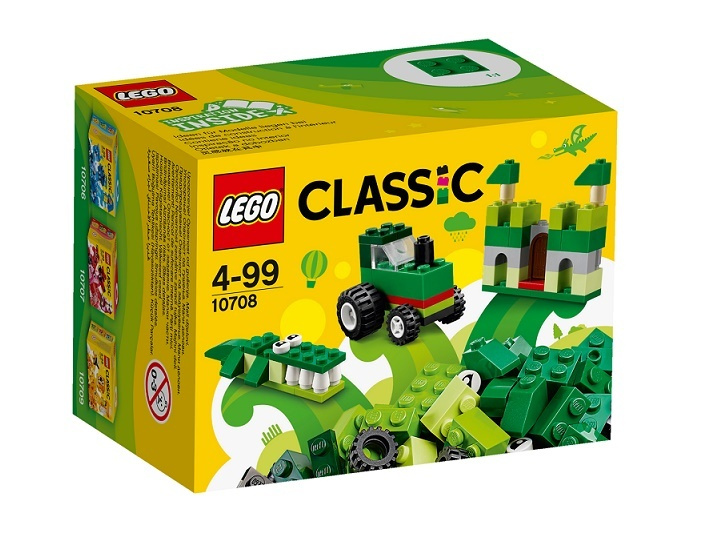 10708 LEGO CLASSIC – Zelený kreativní box