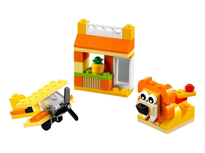 10709 LEGO CLASSIC – Oranžový kreativní box