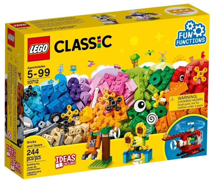 10712 LEGO CLASSIC - Kostky a ozubené kolečka