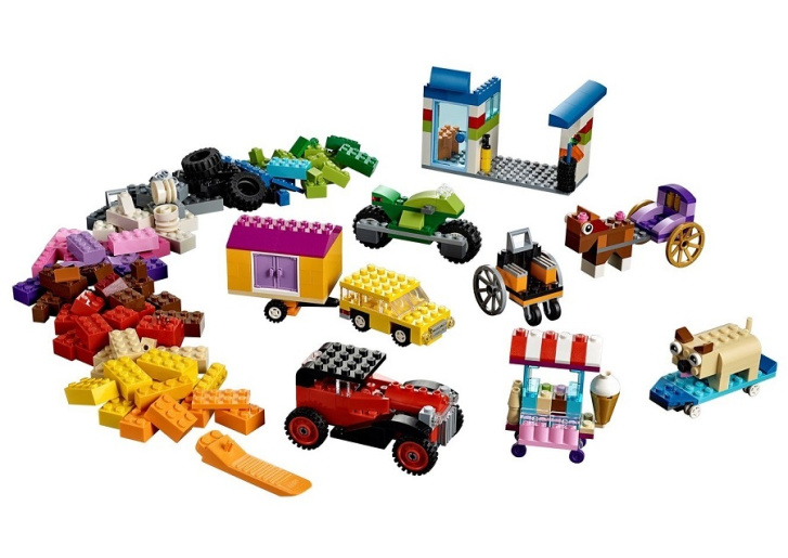 10715 LEGO CLASSIC - Kostky na kolečkách