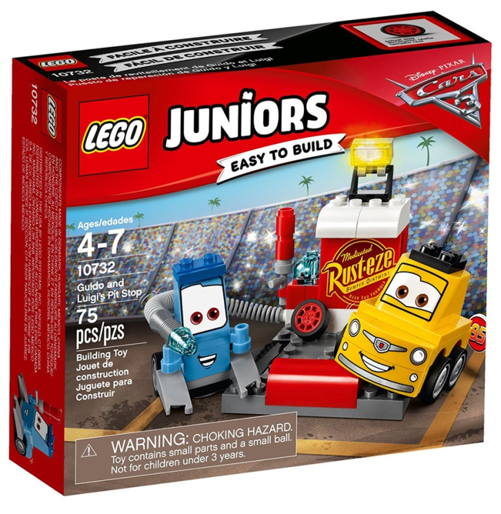 10732 LEGO JUNIORS - Zastávka v boxech Quida a Luigiho