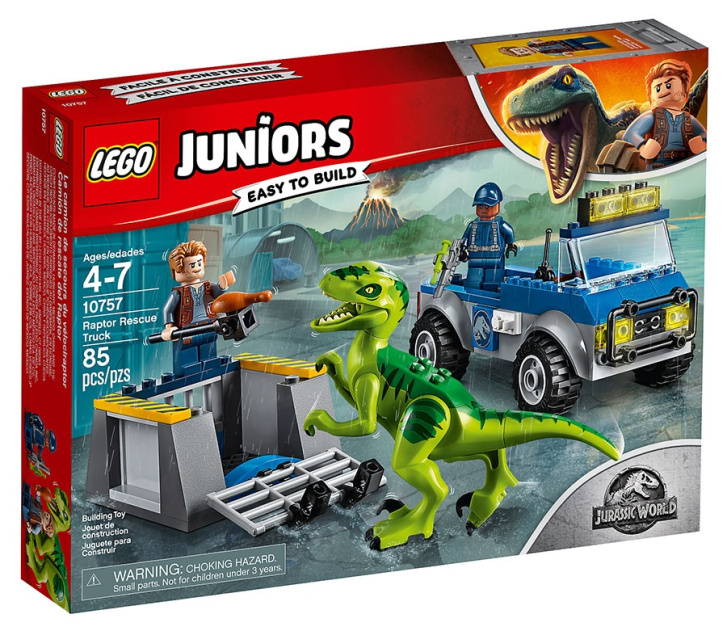10757 LEGO JUNIORS - Raptor a záchranářské vozidlo