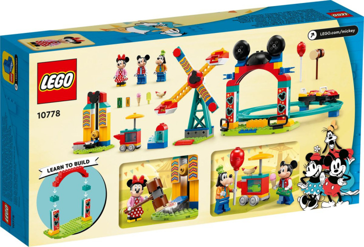 10778 Lego Disney- Mickey, Minnie a Goofy na Jarmarku
