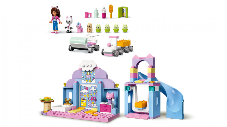 10796 Lego Gabby's Dollhouse – Gabby a kočicí jesličky