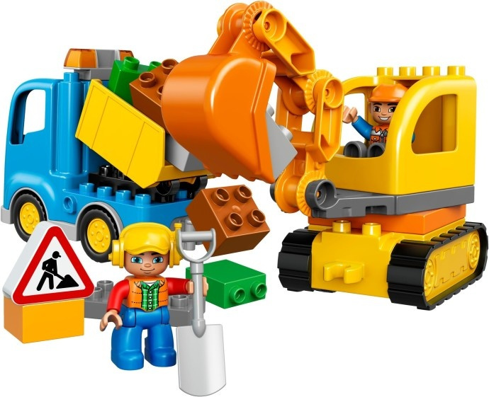 10812 LEGO DUPLO – Pásový bagr a náklaďák
