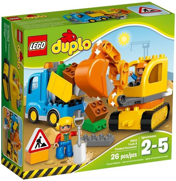 10812 LEGO DUPLO – Pásový bagr a náklaďák