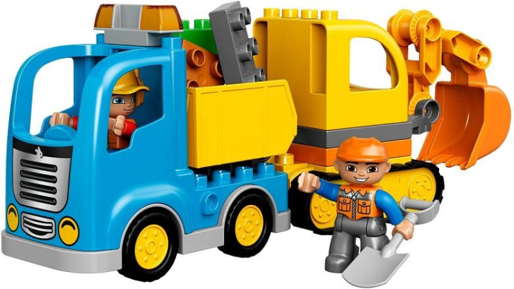 10812 LEGO DUPLO – Pásový bagr a náklaďák