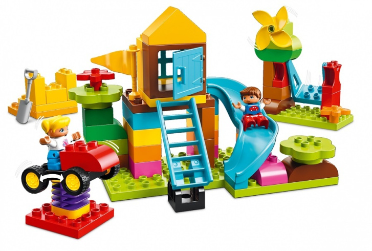 10864 LEGO DUPLO - Velký box s kostkami na výstavbu hřiště
