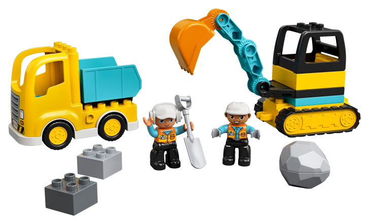 10931 Lego Duplo – Náklaďák a pásový bagr