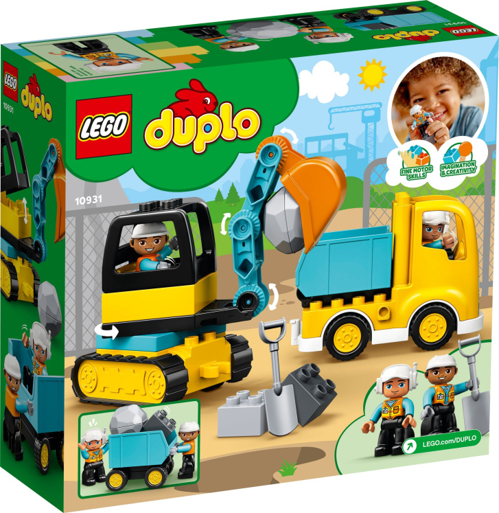 10931 Lego Duplo – Náklaďák a pásový bagr