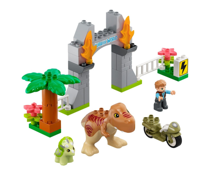 10939 Lego Duplo – T-Rex a Triceratops na útěku