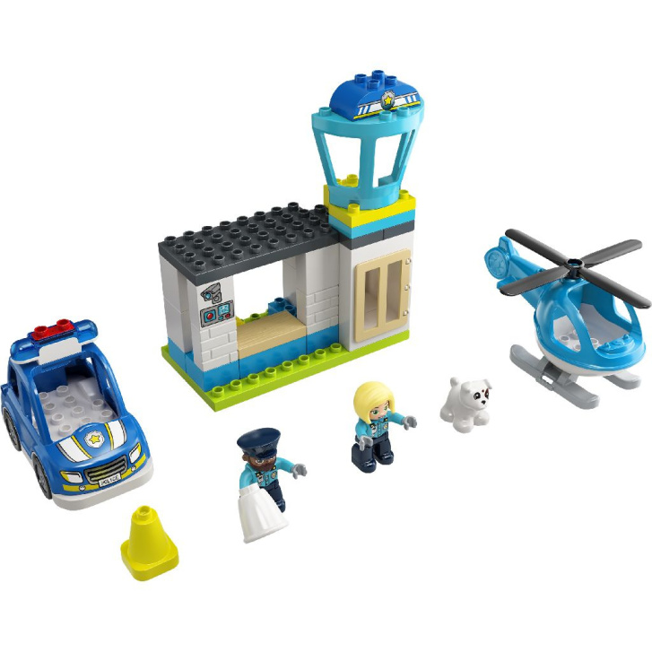 10959 Lego Duplo – Policejní stanice a vrtulník