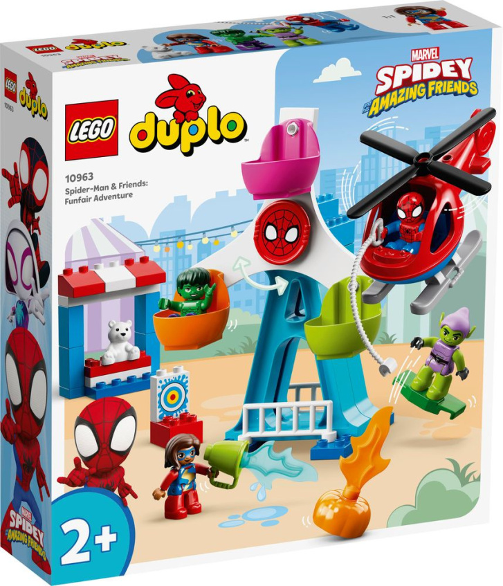 10963 Lego Duplo- Spider-Man a kamarádi: Dobrodružství v Lunaparku