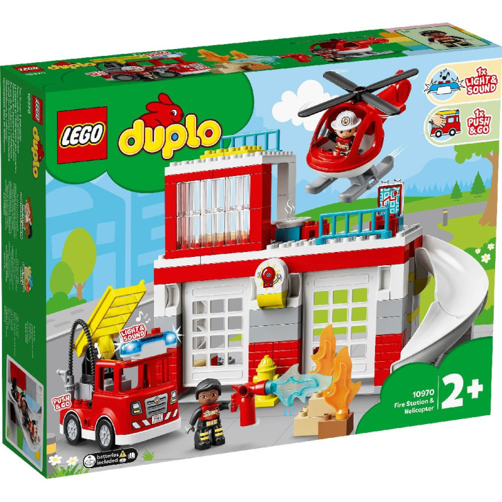10970 Lego Duplo – Hasičská stanice a vrtulník