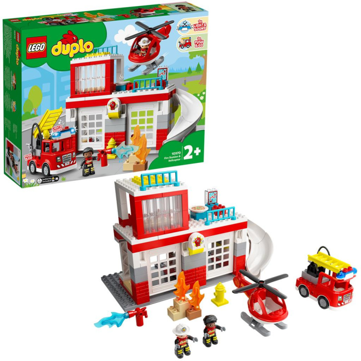 10970 Lego Duplo – Hasičská stanice a vrtulník