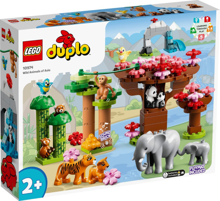 10974 Lego Duplo- Divoká zvířata Asie