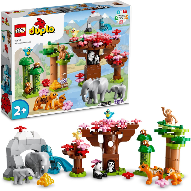 10974 Lego Duplo- Divoká zvířata Asie