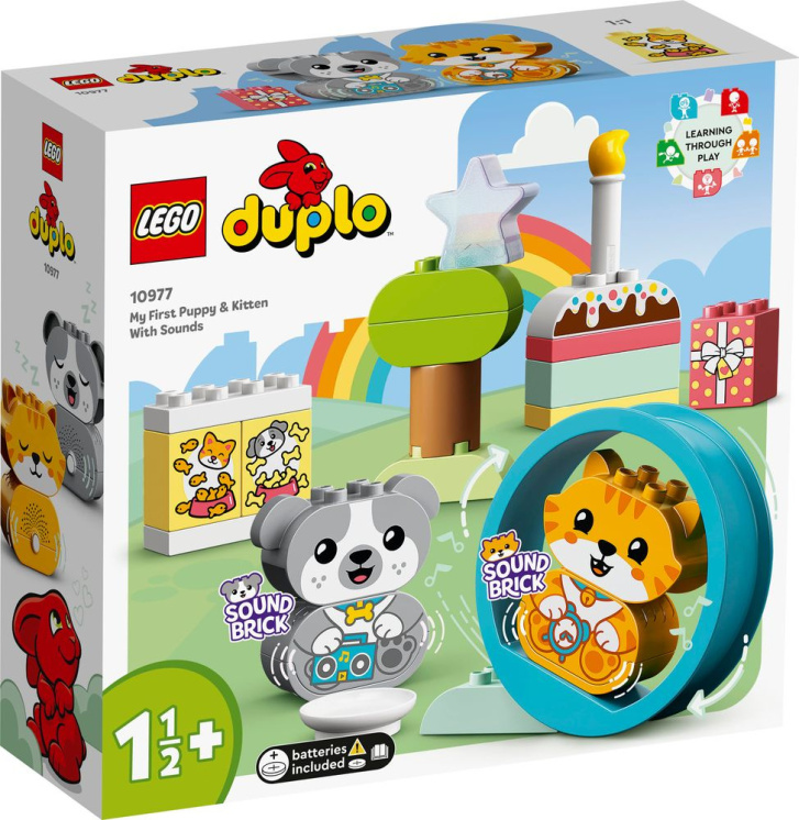10977 Lego Duplo- Moje první štěňátko a kočička se zvukem