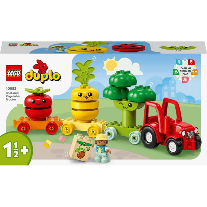 10982 Lego Duplo- Traktor se zeleninou a ovocem