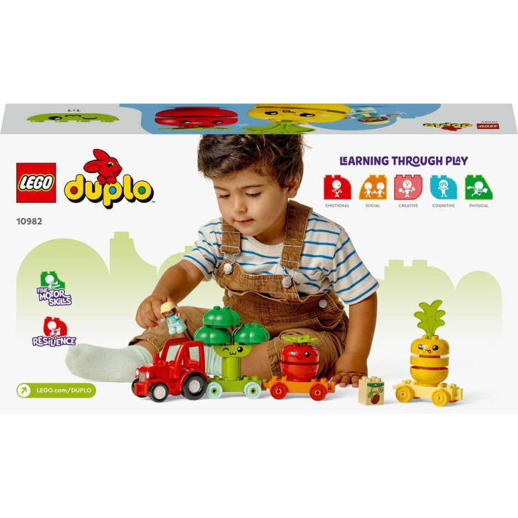 10982 Lego Duplo- Traktor se zeleninou a ovocem