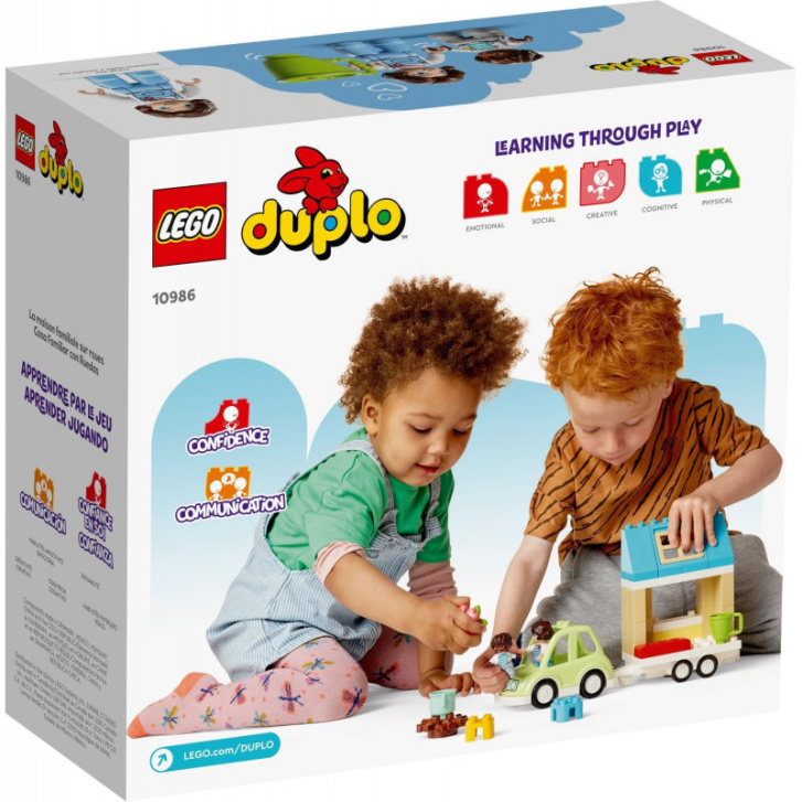10986 Lego Duplo – Pojízdný rodinný domek