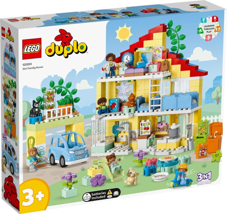 10994 Lego Duplo – Rodinný dům 3 v 1