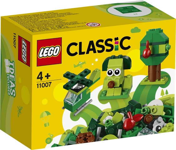 11007 LEGO CLASSIC - Zelené kreativní kostky