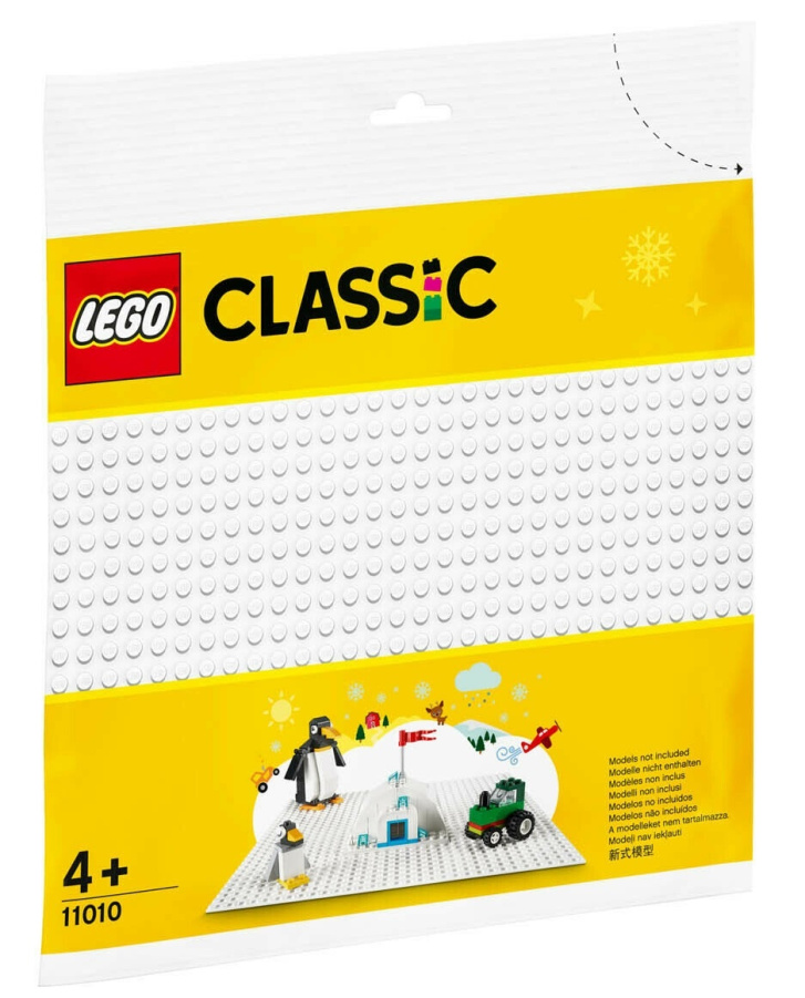 11010 Lego Classic - Bílá podložka na stavění