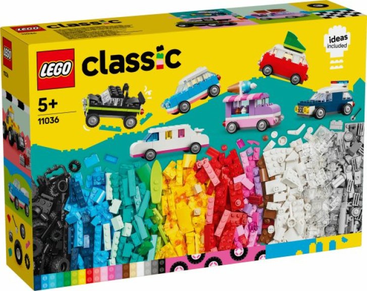 11036 Lego Classic – Tvořivá vozidla