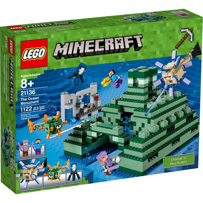 21136 LEGO MINECRAFT - Památník v oceánu