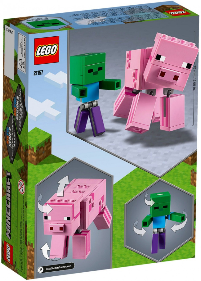 21157 LEGO MINECRAFT - Figúrka prase a zombie