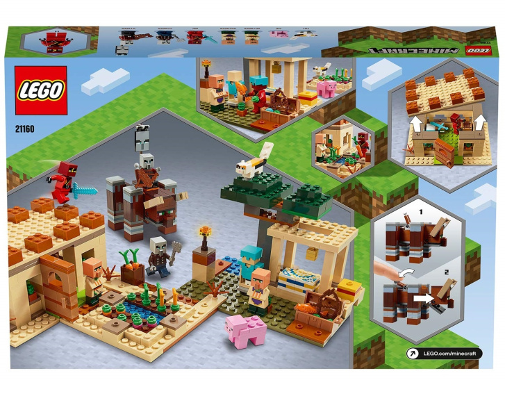 21160 LEGO MINECRAFT - Útok Illagerů
