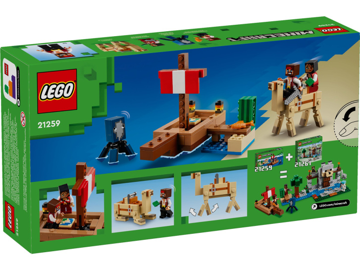 21259 Lego Minecraft – Plavba na pirátské lodi