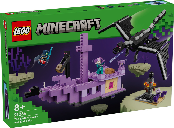 21264 Lego Minecraft – Drak z Enderu a loď z Endu