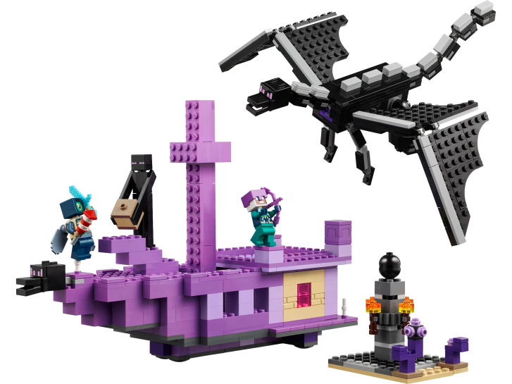 21264 Lego Minecraft – Drak z Enderu a loď z Endu