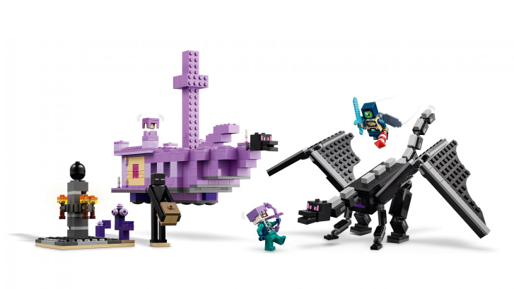 21264 Lego Minecraft – Drak z Enderu a loď z Endu