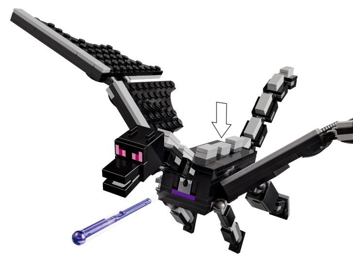 21264 Lego Minecraft – Drak z Enderu a loď z Endu
