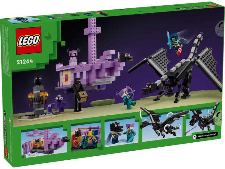21264 Lego Minecraft – Drak z Enderu a loď z Endu