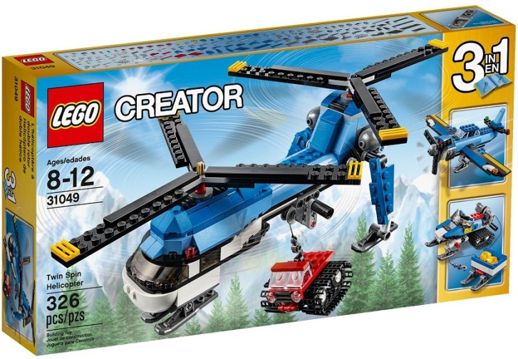 31049 LEGO CREATOR – Vrtulník se dvěma vrtulemi