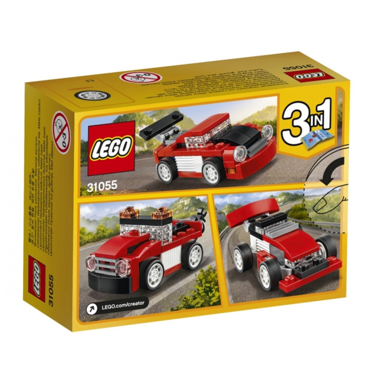 31055 LEGO CREATOR - Červené závodní auto