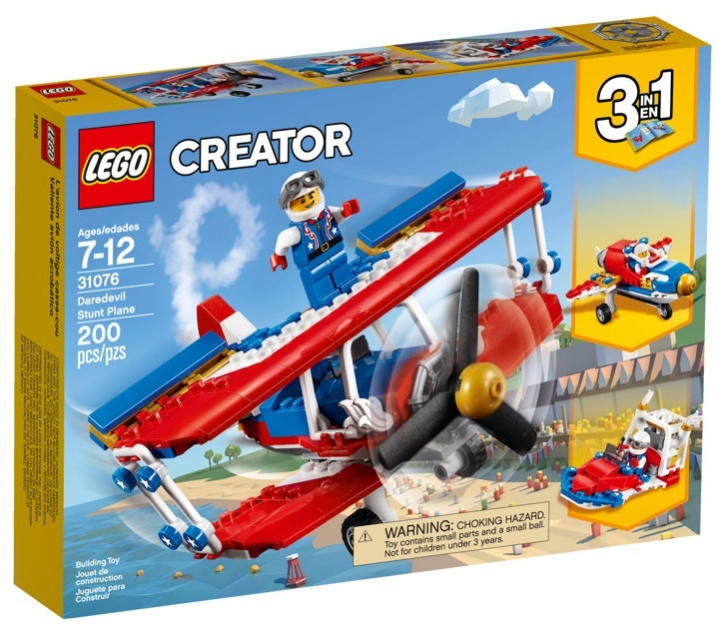 31076 LEGO CREATOR - Kaskadérské letadlo