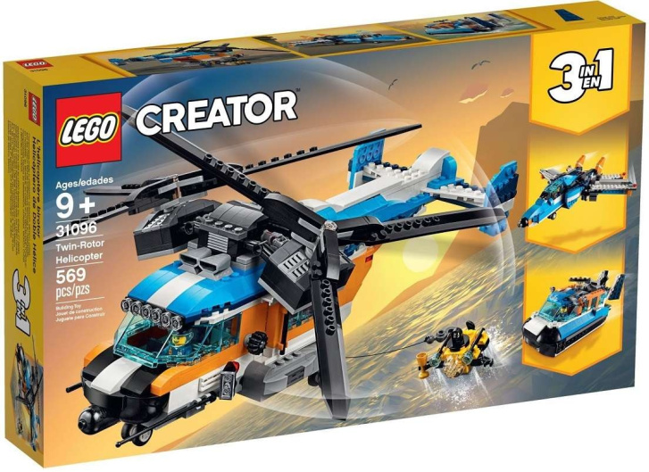 31096 LEGO CREATOR – Helikoptéra s dvěma rotory